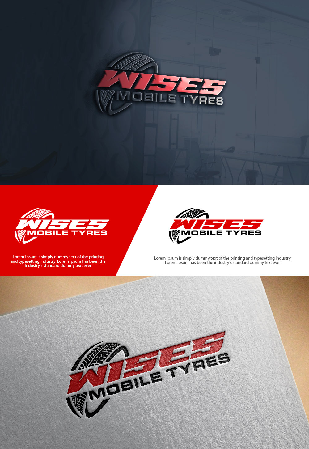 Logo Design by sulemani  creation for Wises Mobile Tyres  | Design #36831085