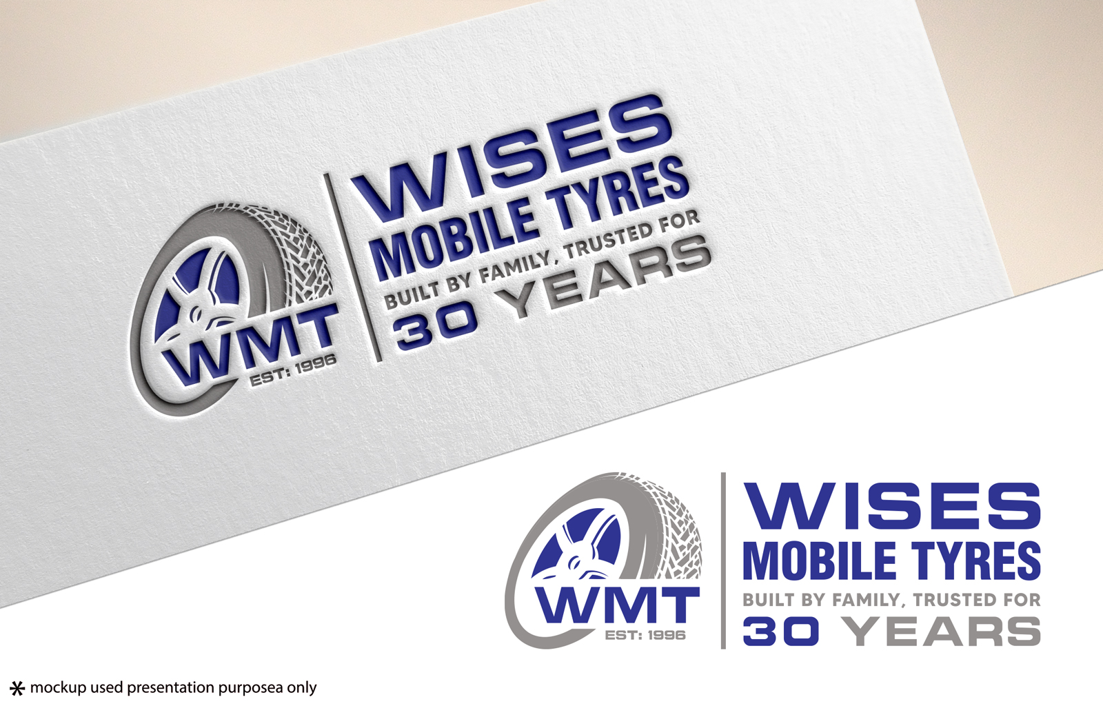 Diseño de Logo por musa-fir para Wises Mobile Tyres  | Diseño #36828217