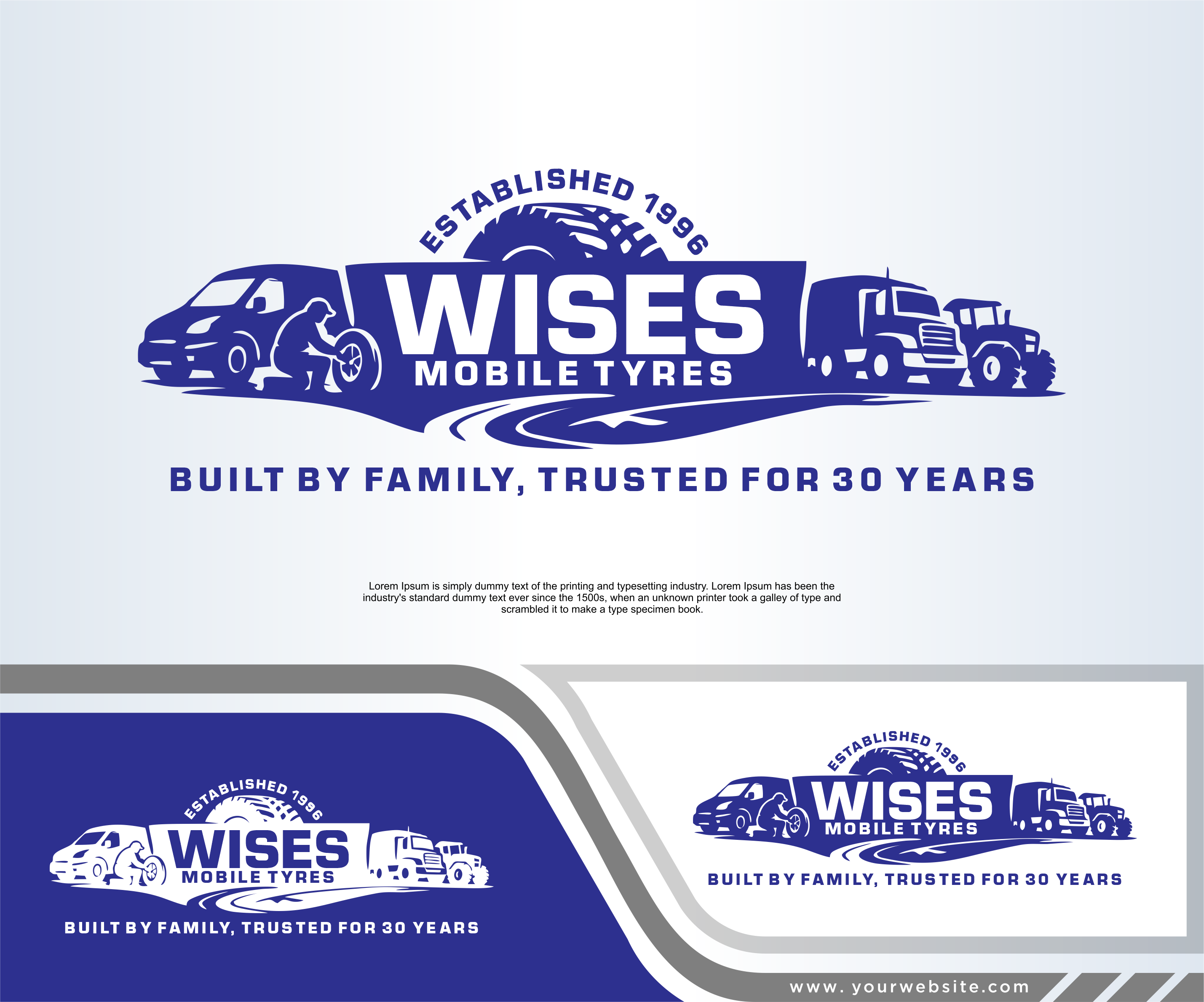 Diseño de Logo por dobleh_creative para Wises Mobile Tyres  | Diseño #36838677