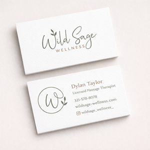 Business Card Design by Taha_01