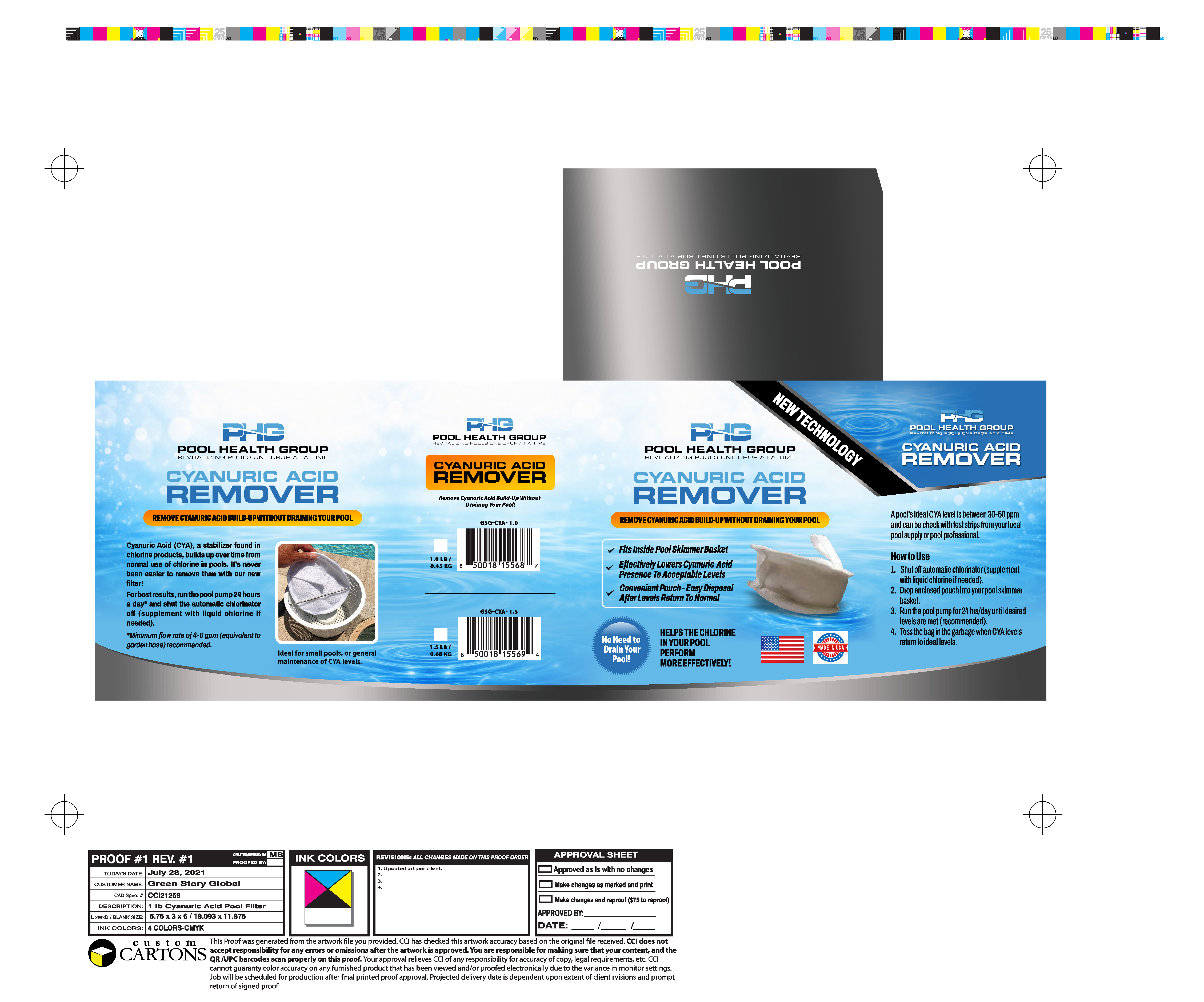 Verpackungs-Design von Mozez32 für Pool Health Group Inc | Design #36878433