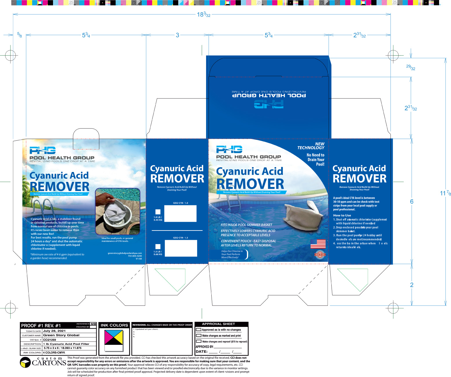 Packaging Design by Shaaki Design Print for Pool Health Group Inc | Design #36853525