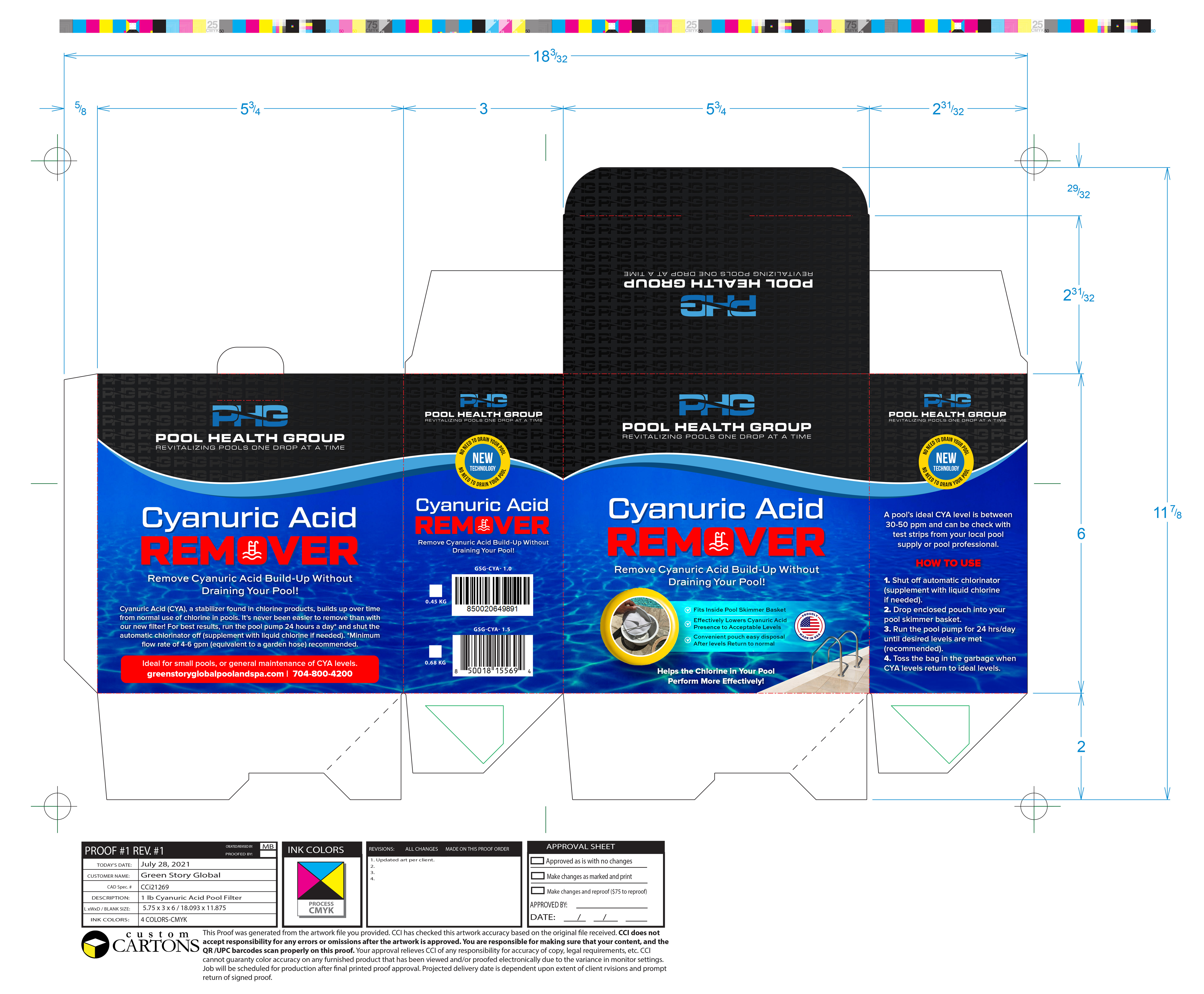 Verpackungs-Design von SAI DESIGNS für Pool Health Group Inc | Design #36876751