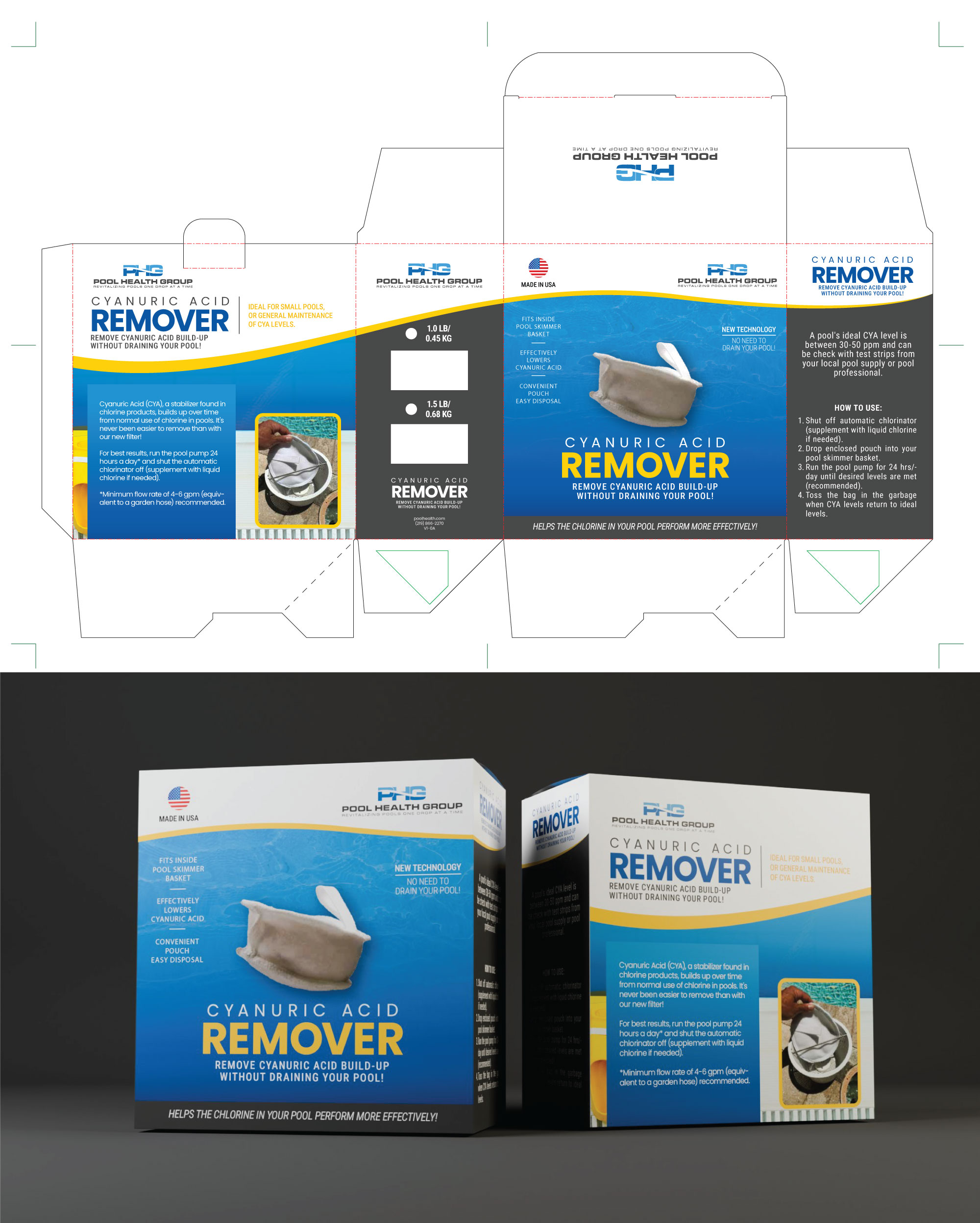 Packaging Design by Fajr. for Pool Health Group Inc | Design #36865497