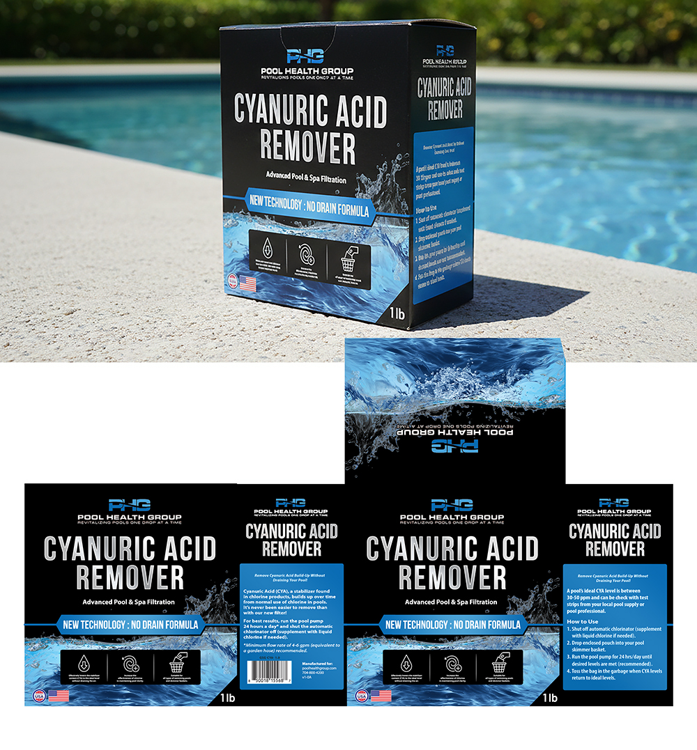 Packaging Design by handart for Pool Health Group Inc | Design #36860126