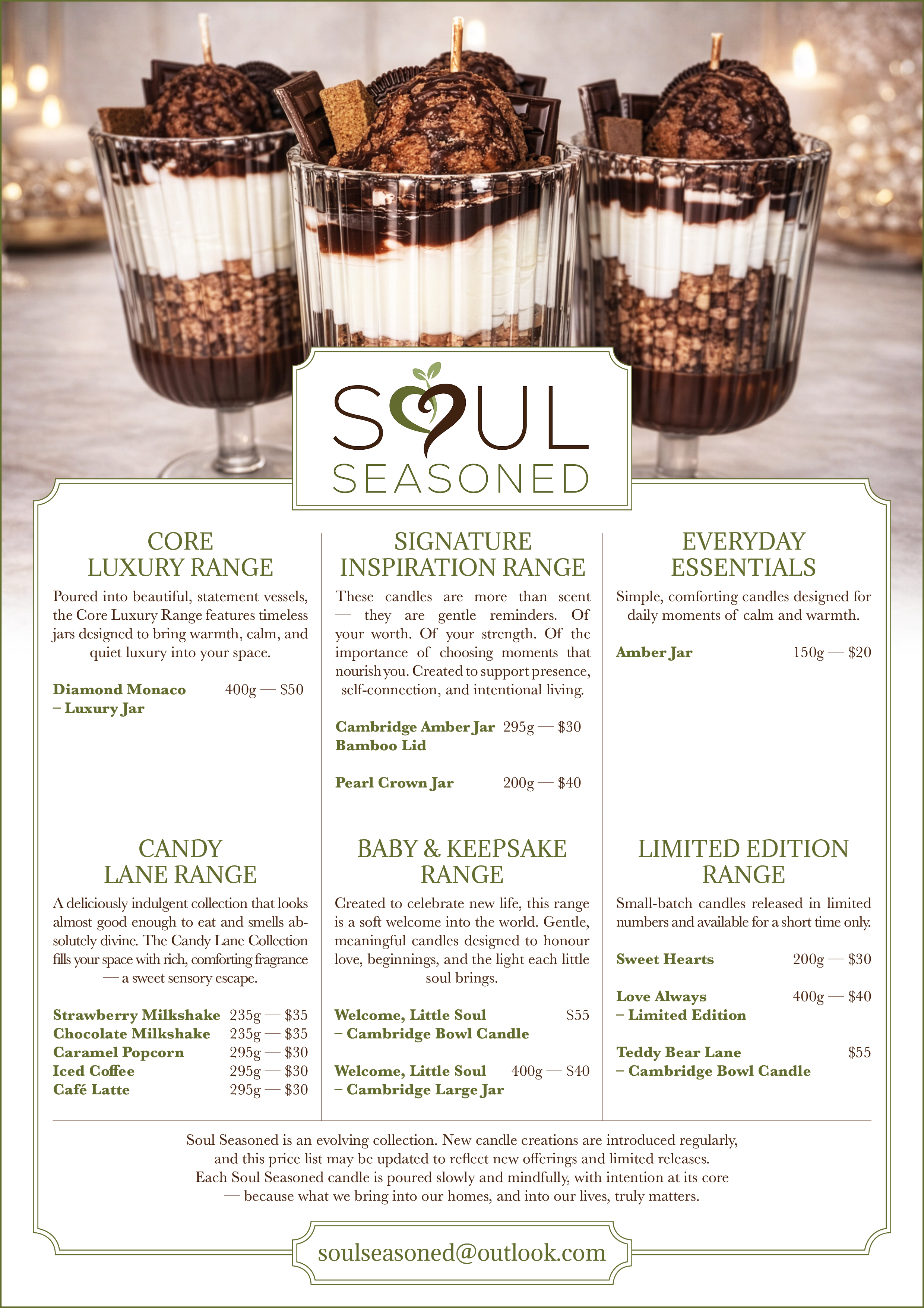 Diseño de Brochure por MarkoE para Soul Seasoned | Diseño #36836524