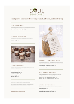 Brochure Design by Maison de Yuan for Soul Seasoned | Design: #36842224