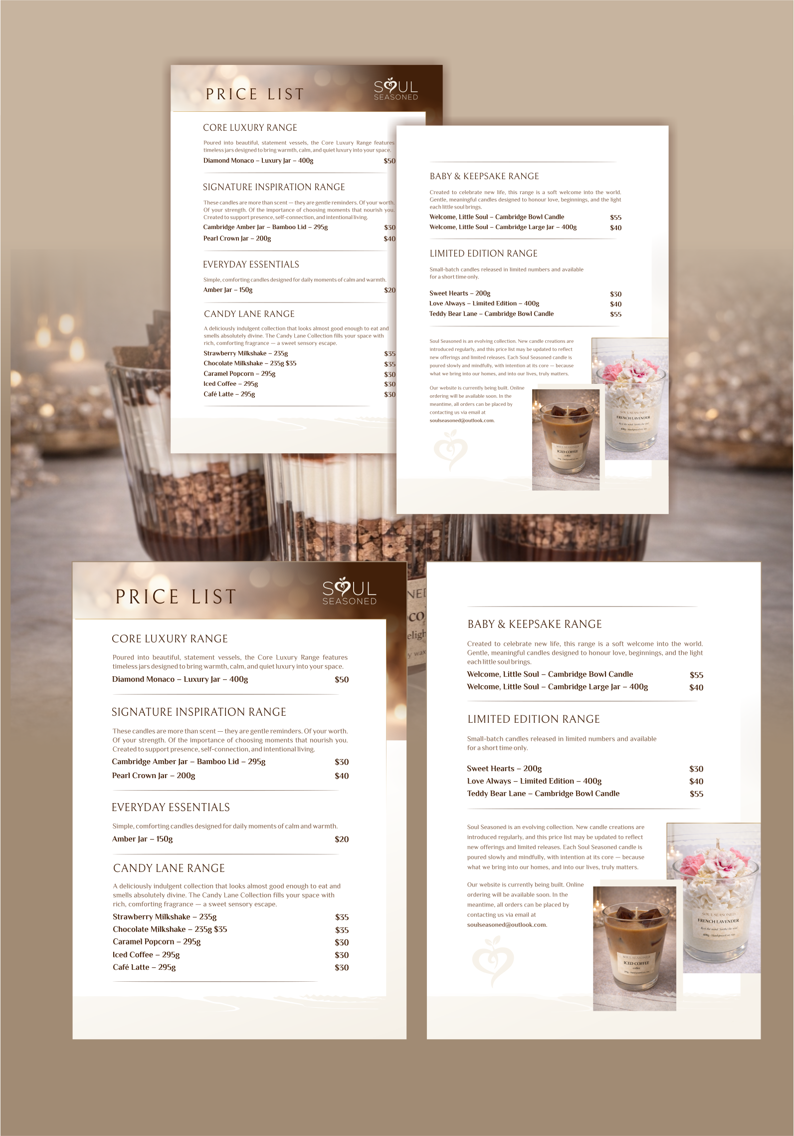 Diseño de Brochure por *mary para Soul Seasoned | Diseño #36839367