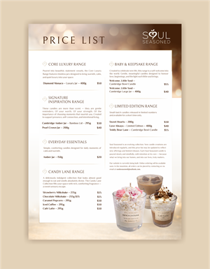 Diseño de Brochure por *mary para Soul Seasoned | Diseño: #36840637