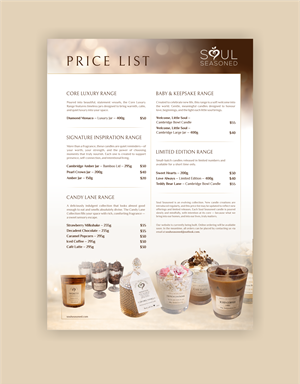 Diseño de Brochure por *mary para Soul Seasoned | Diseño: #36841338