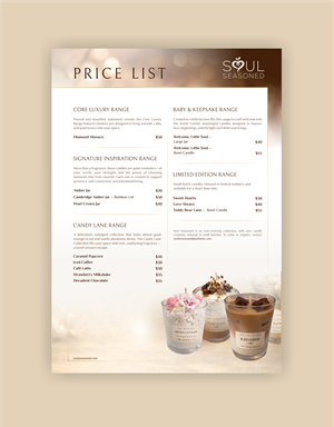 Diseño de Brochure por *mary para Soul Seasoned | Diseño: #36843281