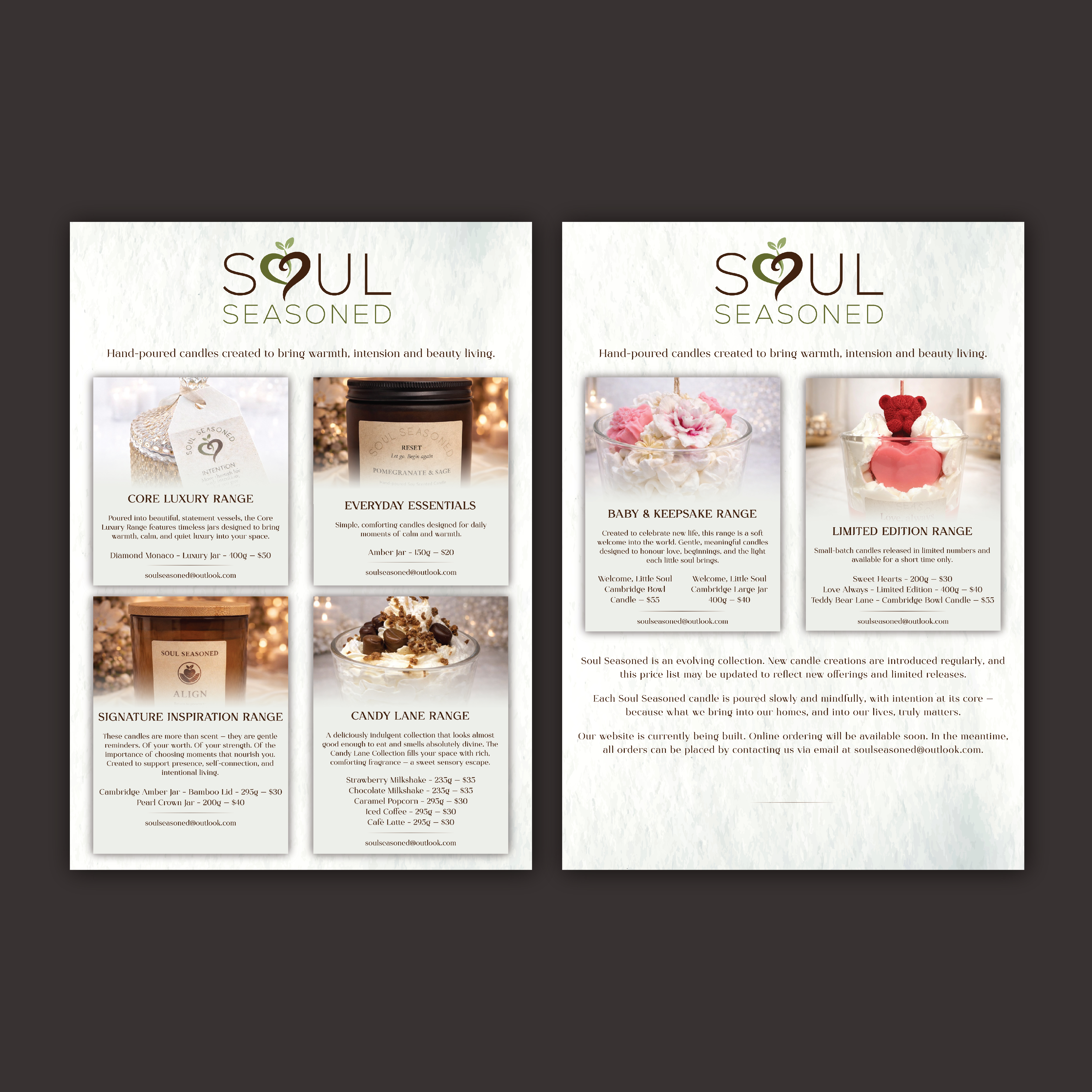 Diseño de Brochure por Bidita Saha para Soul Seasoned | Diseño #36840918