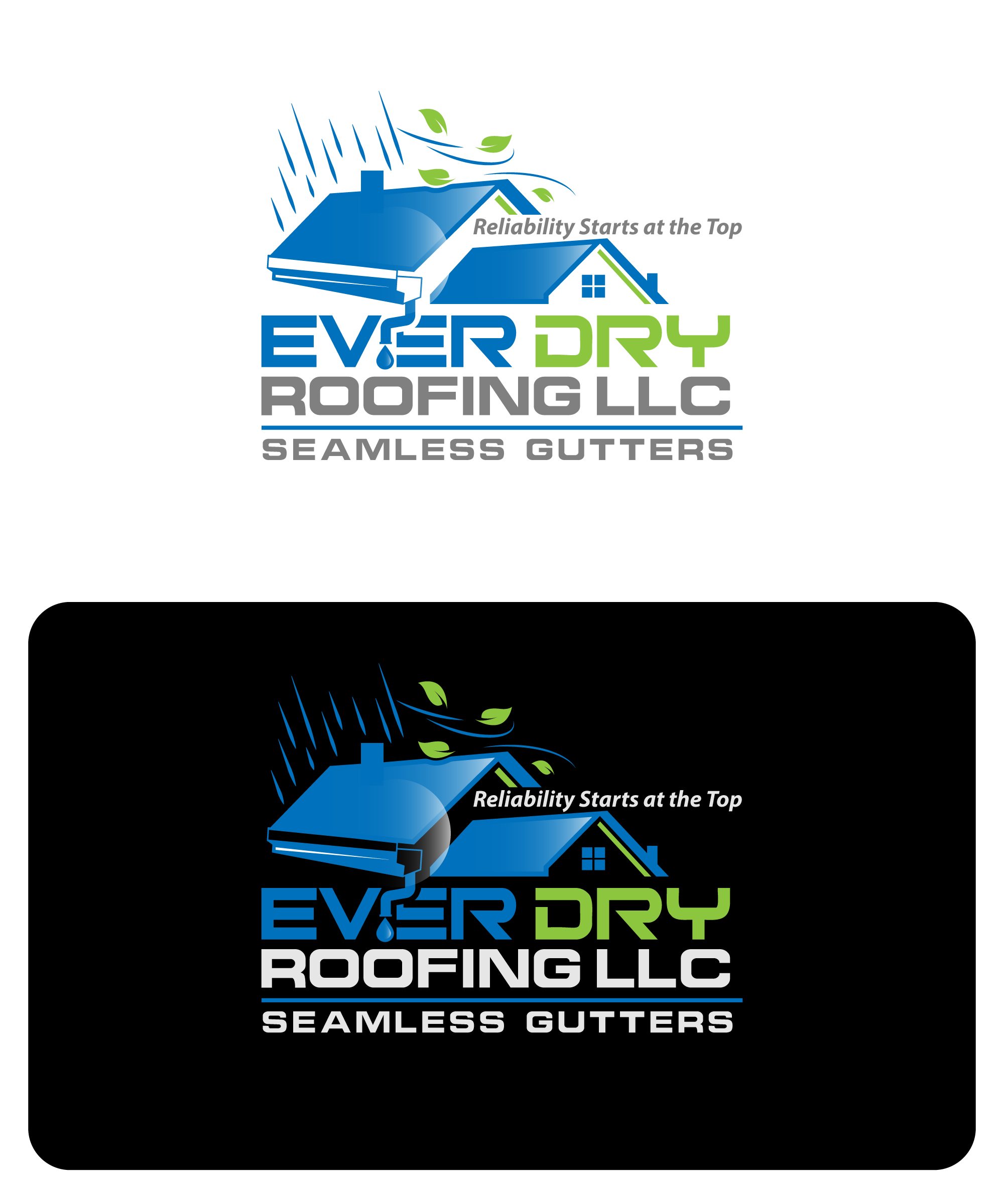 Logo Design by Farhad Kreative for Ever Dry Roofing LLC | Design #36838960