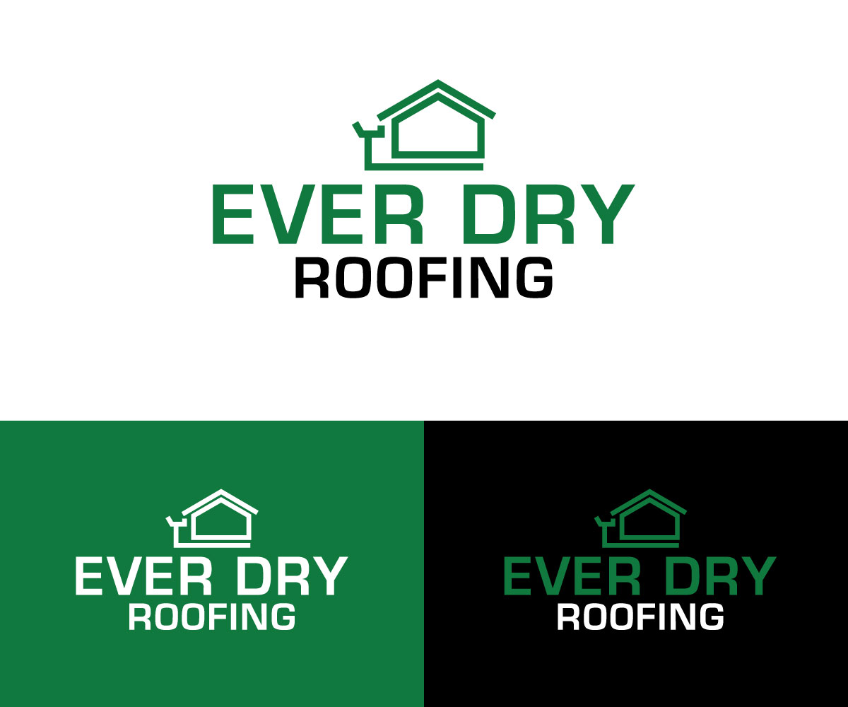 Logo Design by Kavth for Ever Dry Roofing LLC | Design #36872543