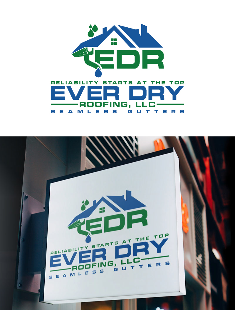 Logo Design by lijenta for Ever Dry Roofing LLC | Design #36840263