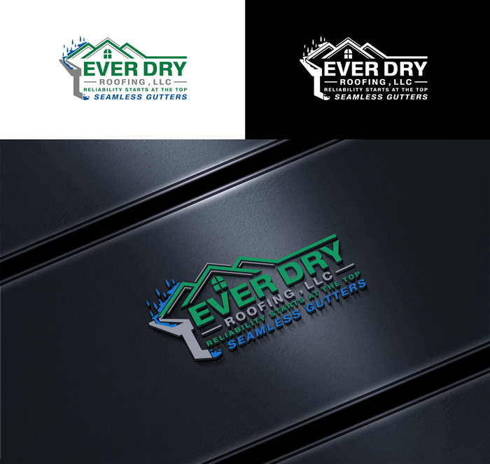 Logo Design by RA-bica for Ever Dry Roofing LLC | Design #36870689