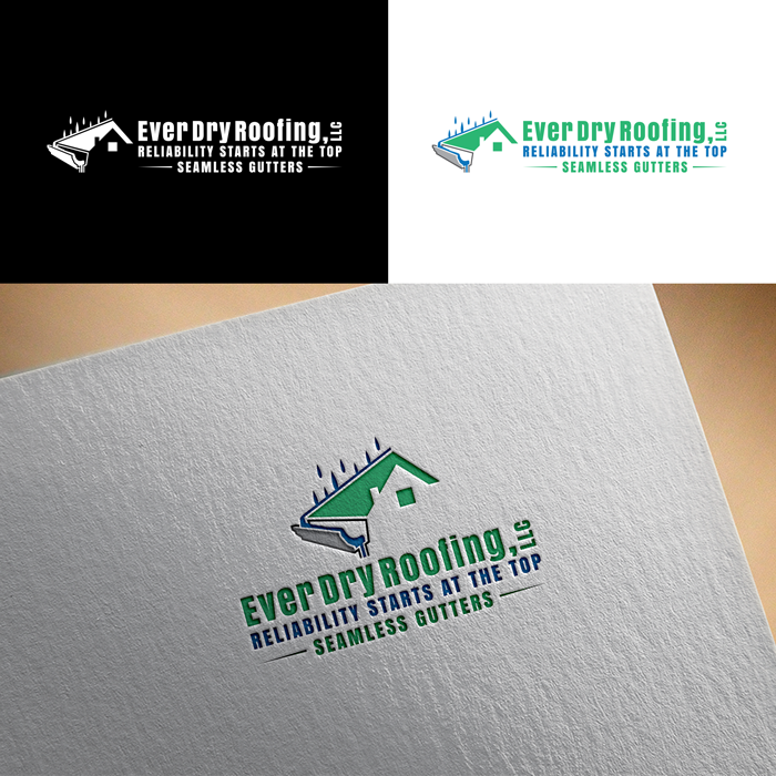 Logo Design by RA-bica for Ever Dry Roofing LLC | Design #36870691