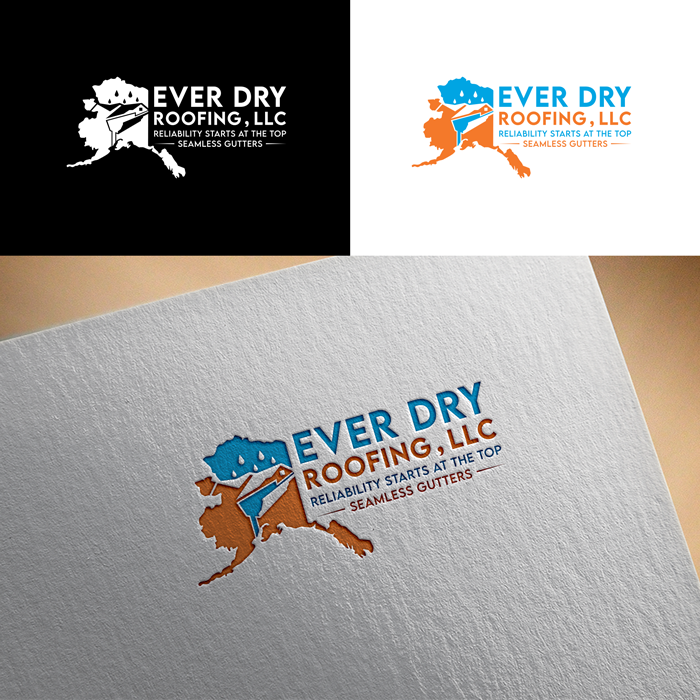 Logo Design by RA-bica for Ever Dry Roofing LLC | Design #36870692