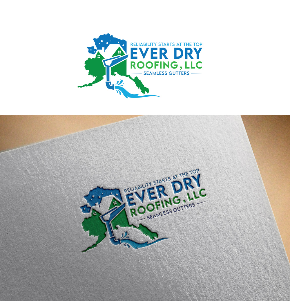 Logo Design by RA-bica for Ever Dry Roofing LLC | Design #36880218