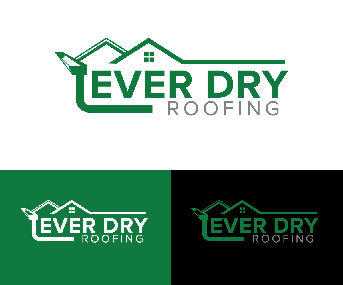 Logo Design by RaKu 2 for Ever Dry Roofing LLC | Design #36871722