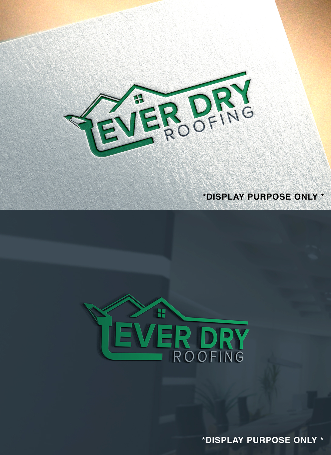 Logo Design by RaKu 2 for Ever Dry Roofing LLC | Design #36876446
