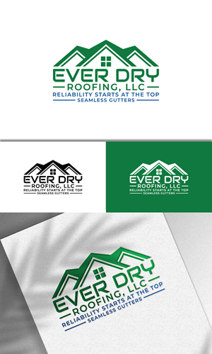 Logo Design by loveqis for Ever Dry Roofing LLC | Design: #36838808