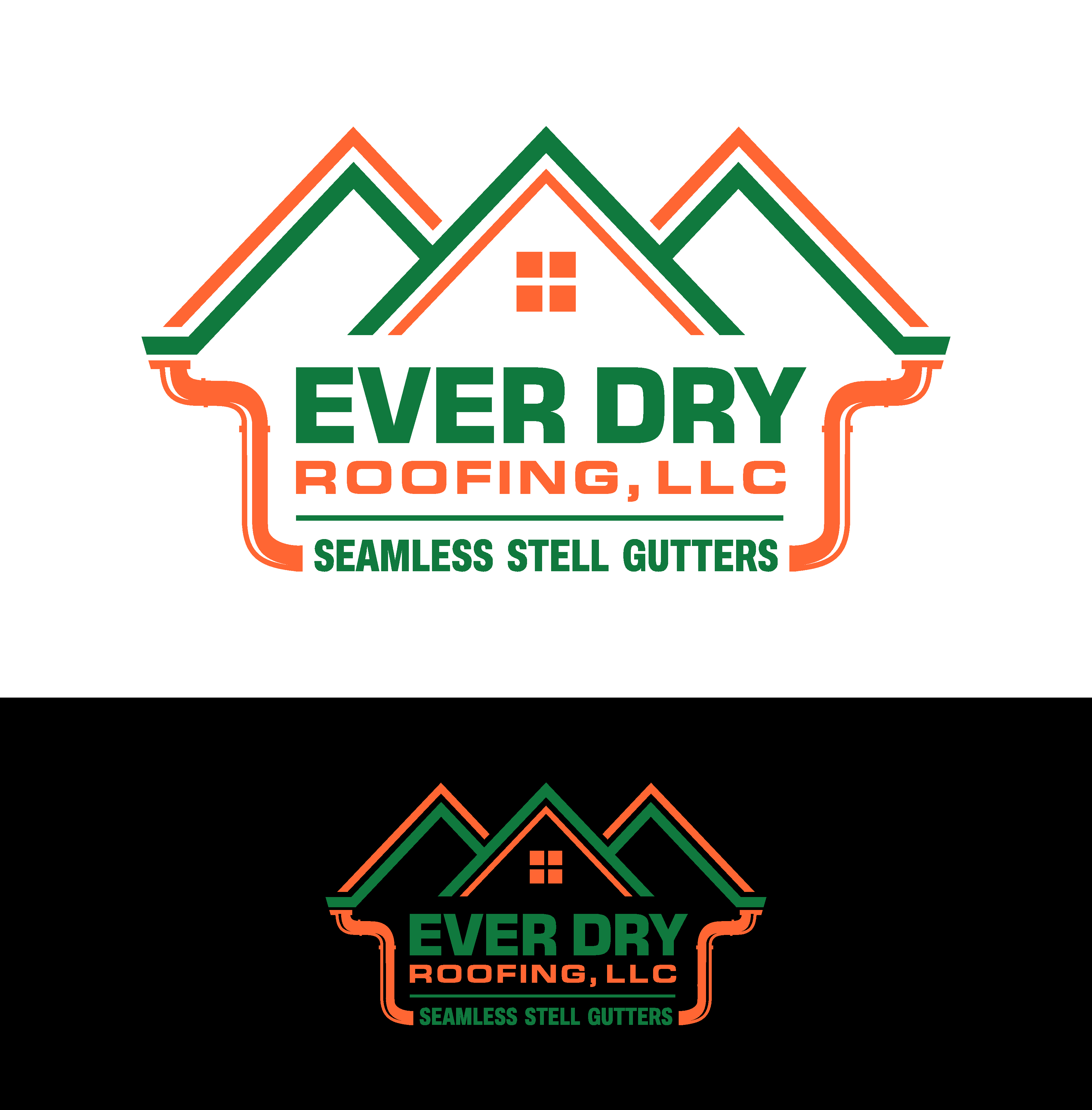 Logo Design by Mozez32 for Ever Dry Roofing LLC | Design #36873894