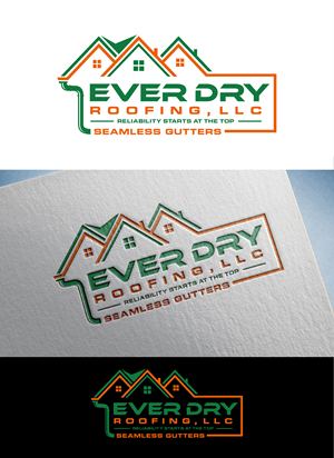 Logo Design by Mozez32 for Ever Dry Roofing LLC | Design: #36874138