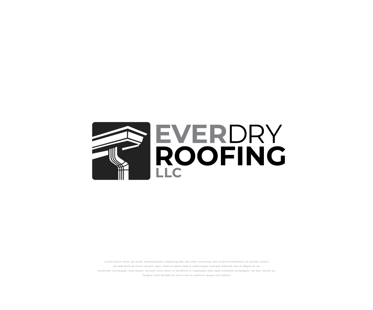 Logo Design by apik. for Ever Dry Roofing LLC | Design #36842987