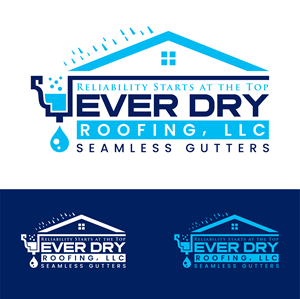 Logo Design by John Mark Arts for Ever Dry Roofing LLC | Design: #36840518
