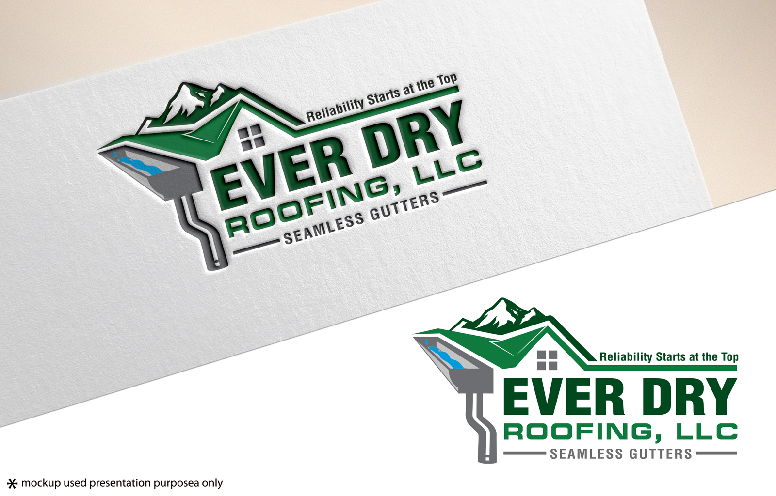 Logo Design by musa-fir for Ever Dry Roofing LLC | Design #36839758