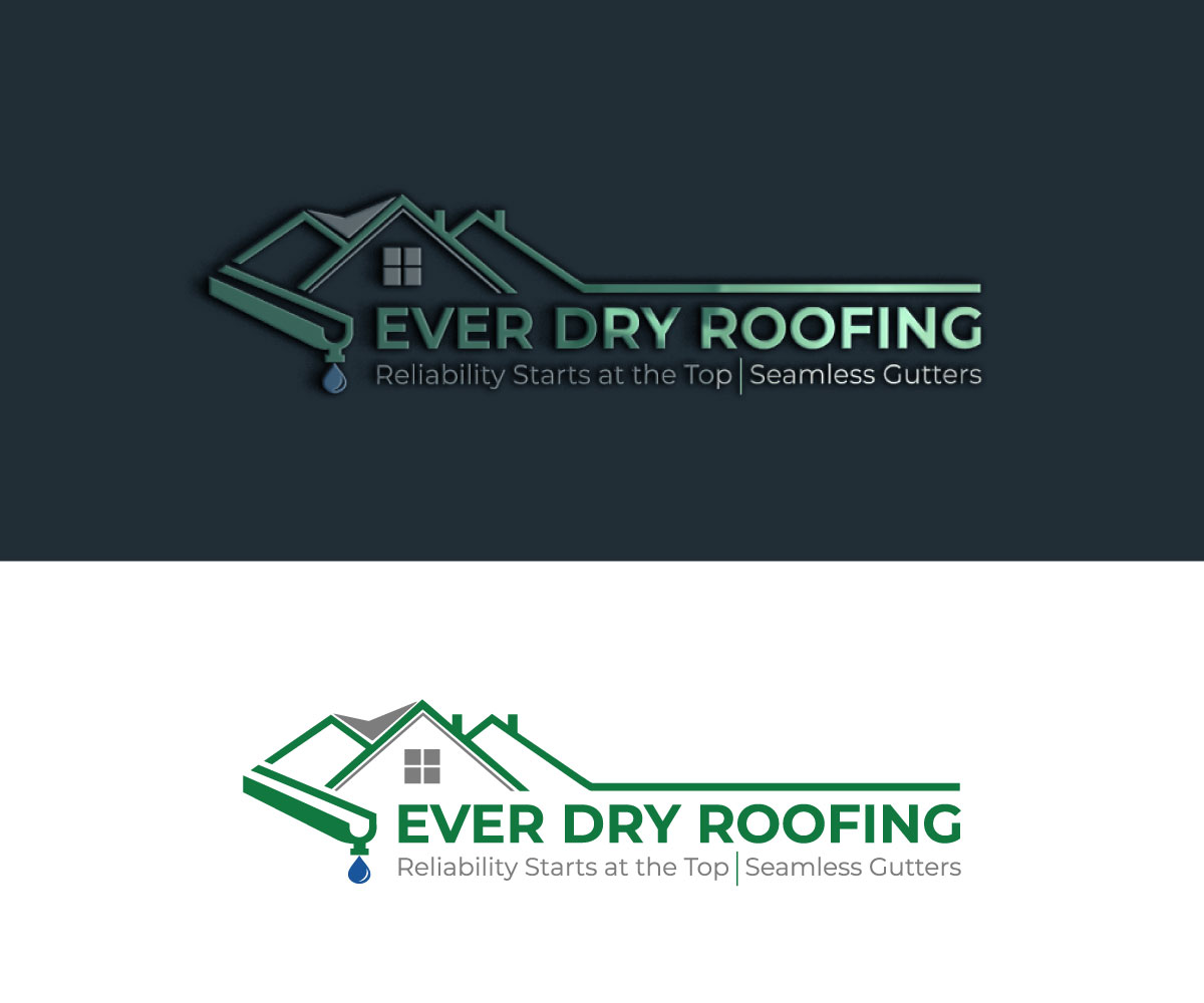 Logo Design by @imaginationsexpart for Ever Dry Roofing LLC | Design #36839477
