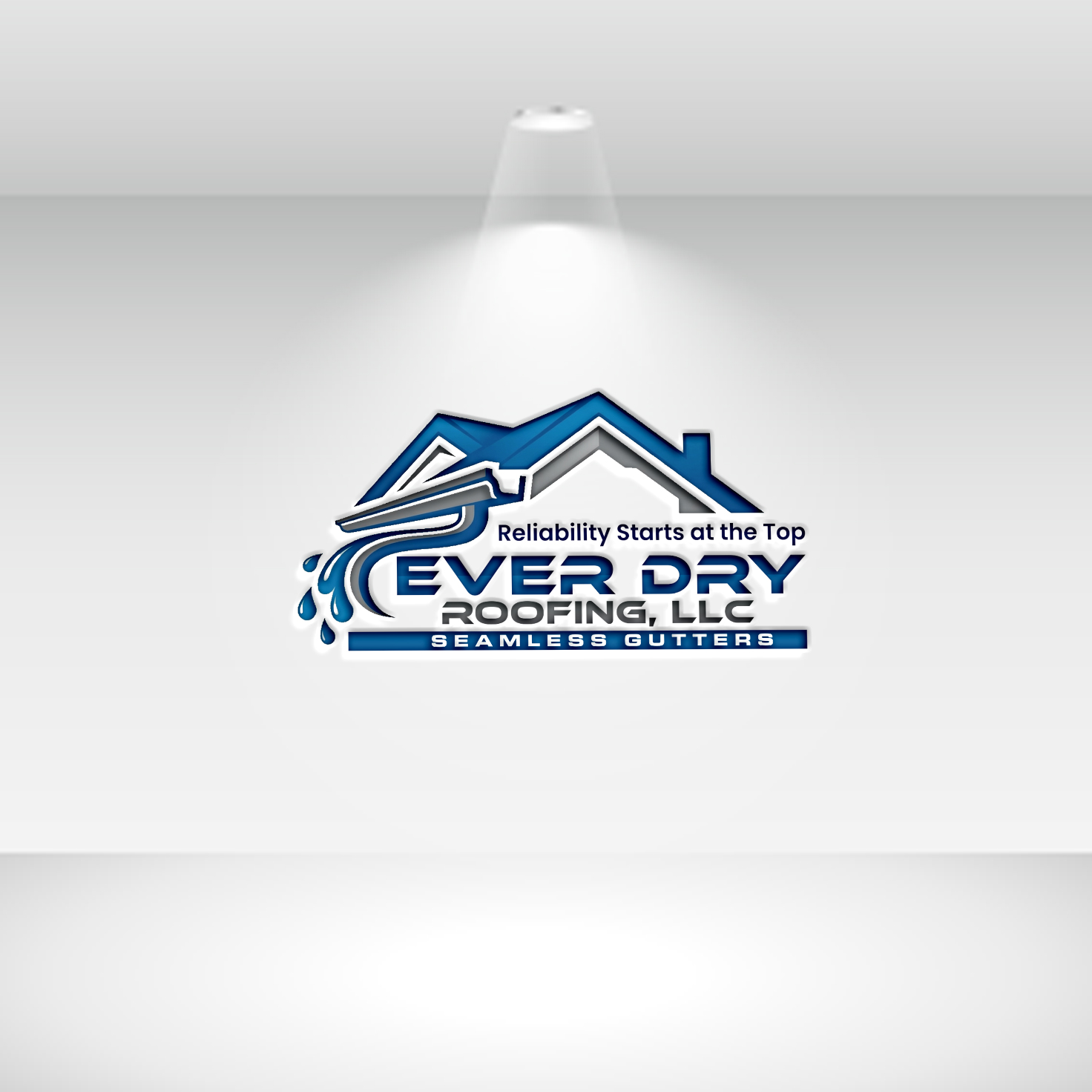 Logo Design by Pilot_DesignR™ for Ever Dry Roofing LLC | Design #36840574