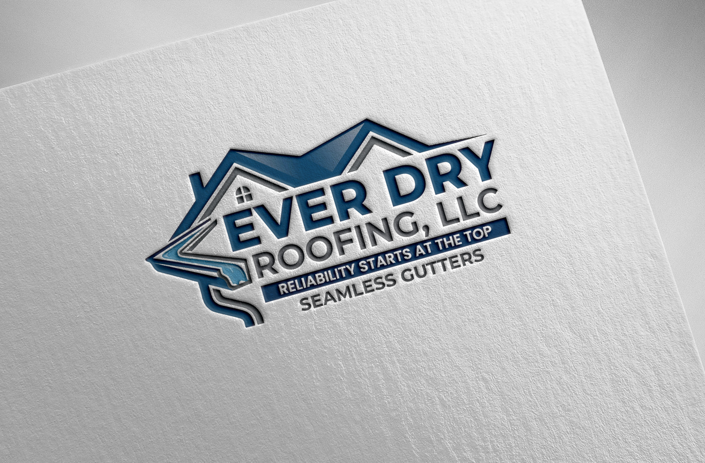 Logo Design by Pilot_DesignR™ for Ever Dry Roofing LLC | Design #36840578