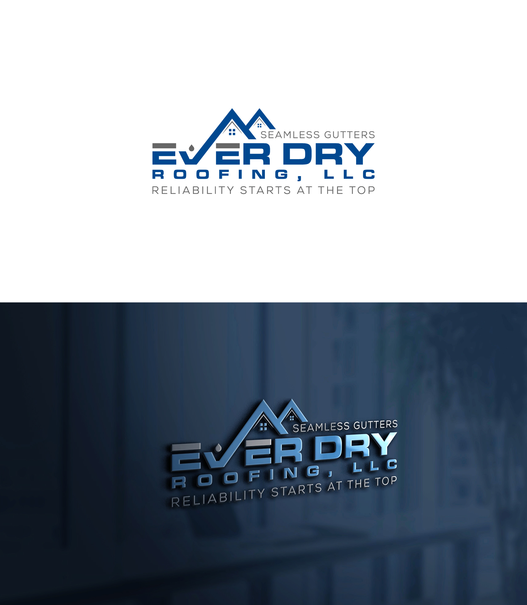 Logo Design by nasim33 for Ever Dry Roofing LLC | Design #36841669
