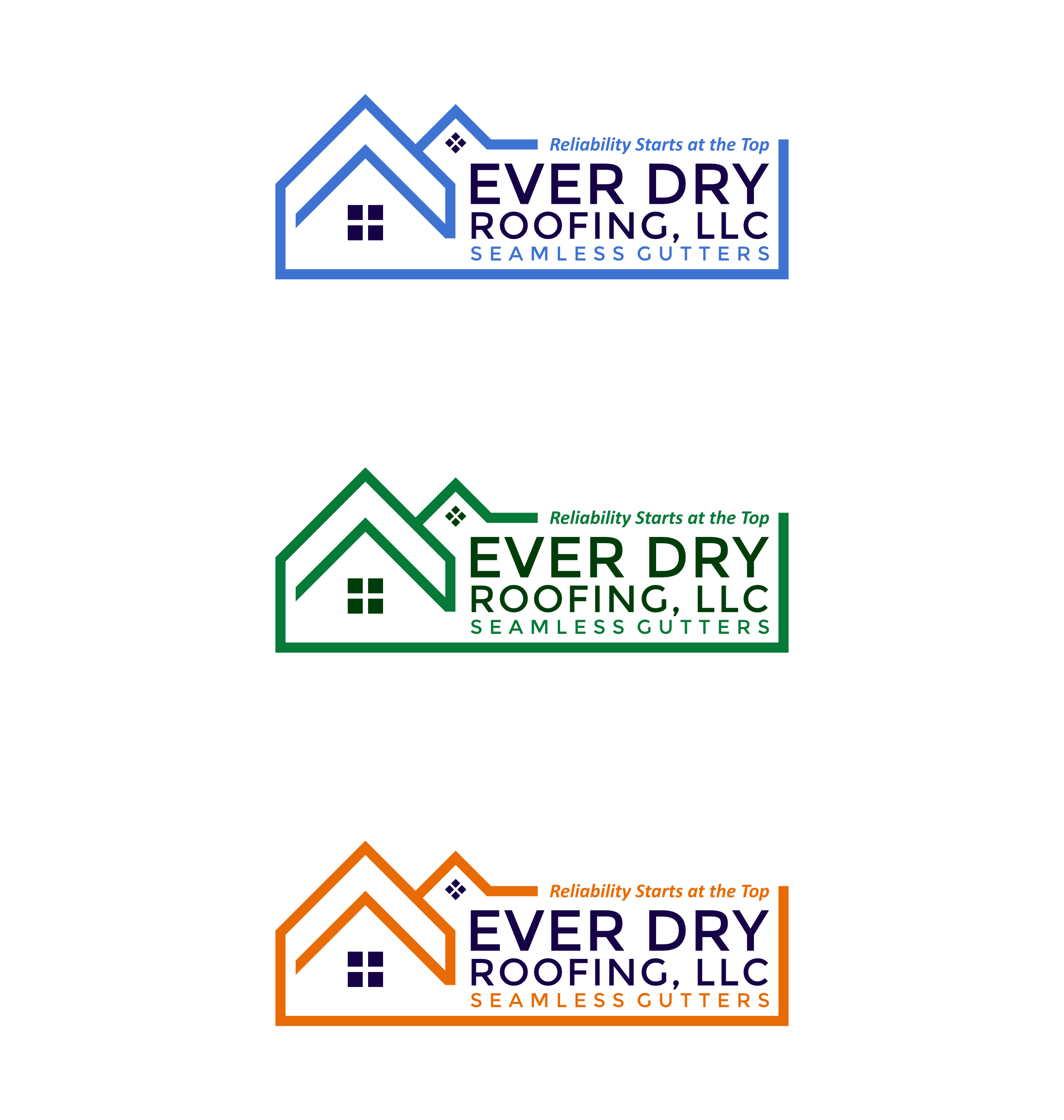 Logo Design by ander sky dc for Ever Dry Roofing LLC | Design #36840531