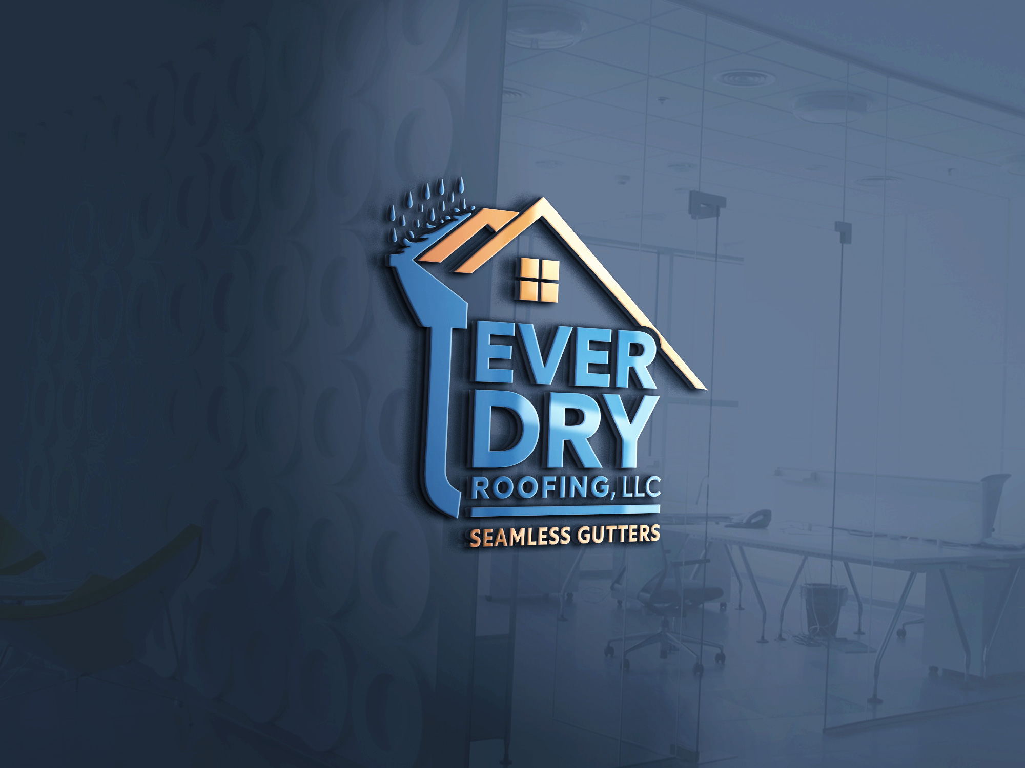 Logo Design by maxiic for Ever Dry Roofing LLC | Design #36842743
