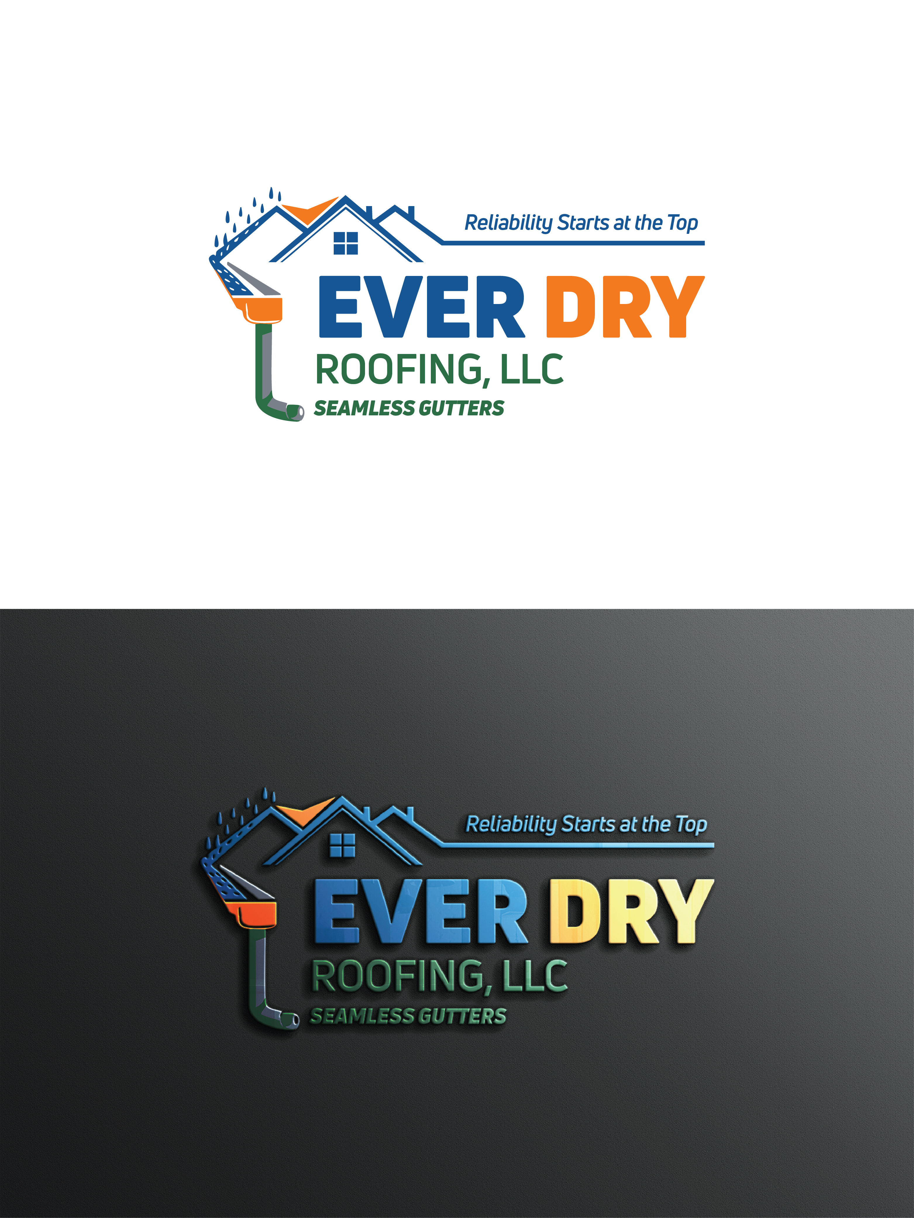 Logo Design by raju.creative for Ever Dry Roofing LLC | Design #36841768