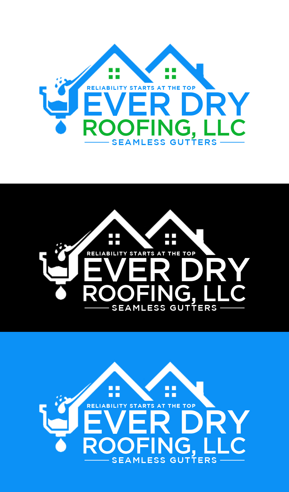 Logo Design by James S. for Ever Dry Roofing LLC | Design #36896346
