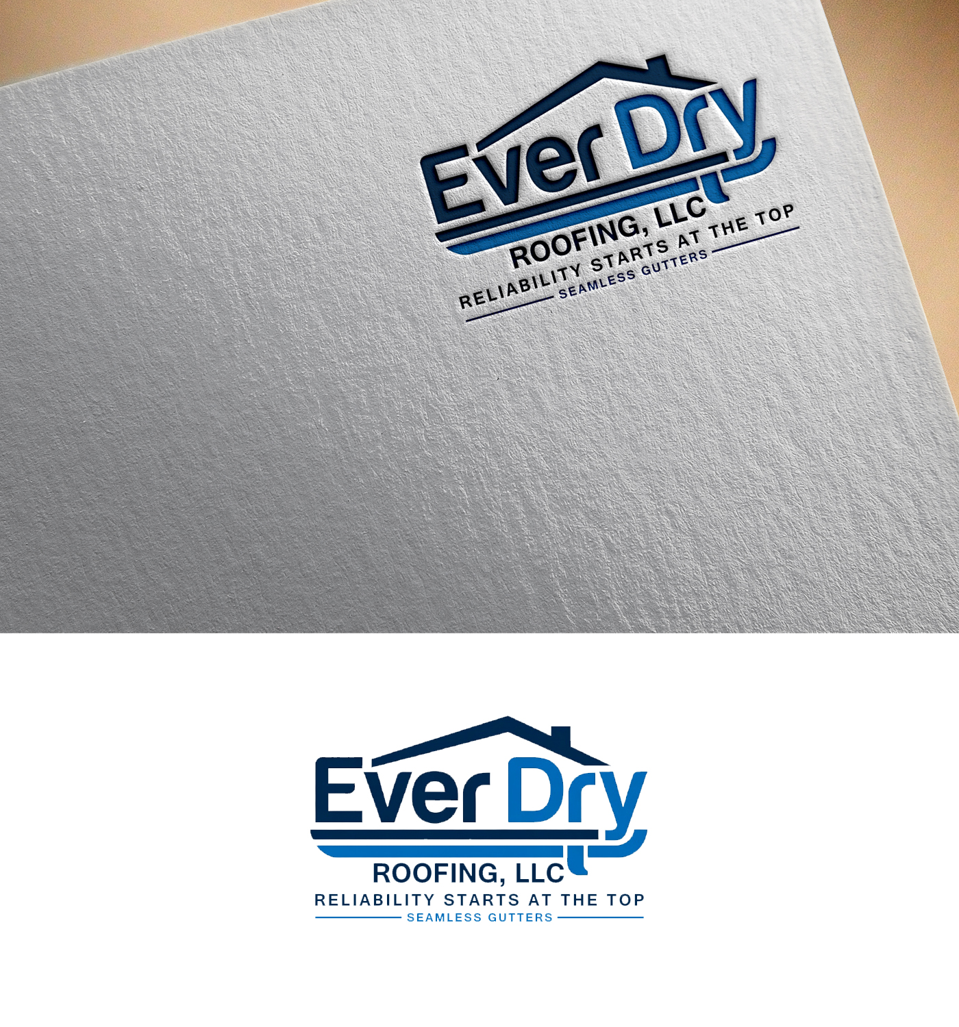 Logo Design by Mehedi100 for Ever Dry Roofing LLC | Design #36843836