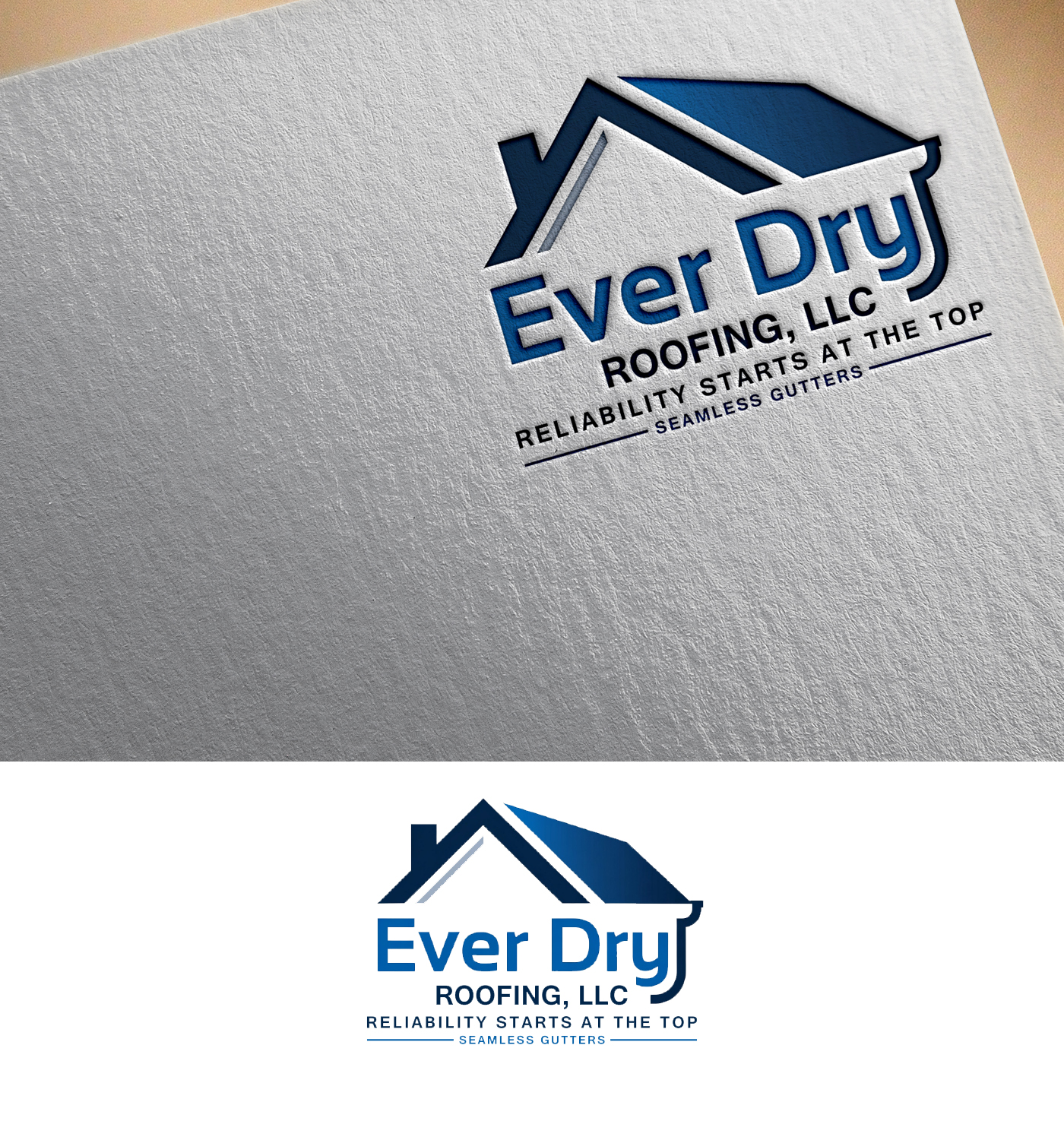 Logo Design by Mehedi100 for Ever Dry Roofing LLC | Design #36843837