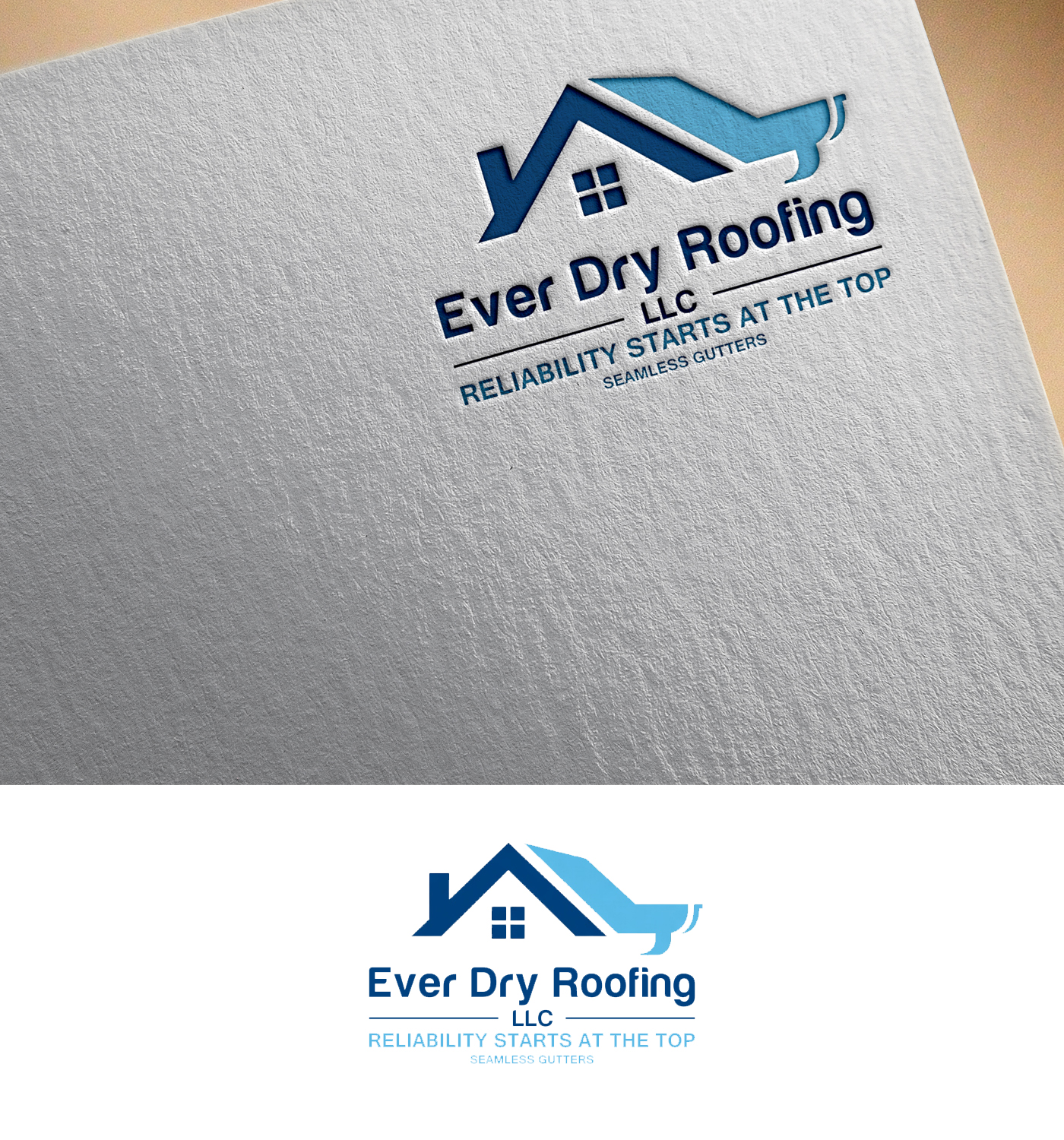 Logo Design by Mehedi100 for Ever Dry Roofing LLC | Design #36843838