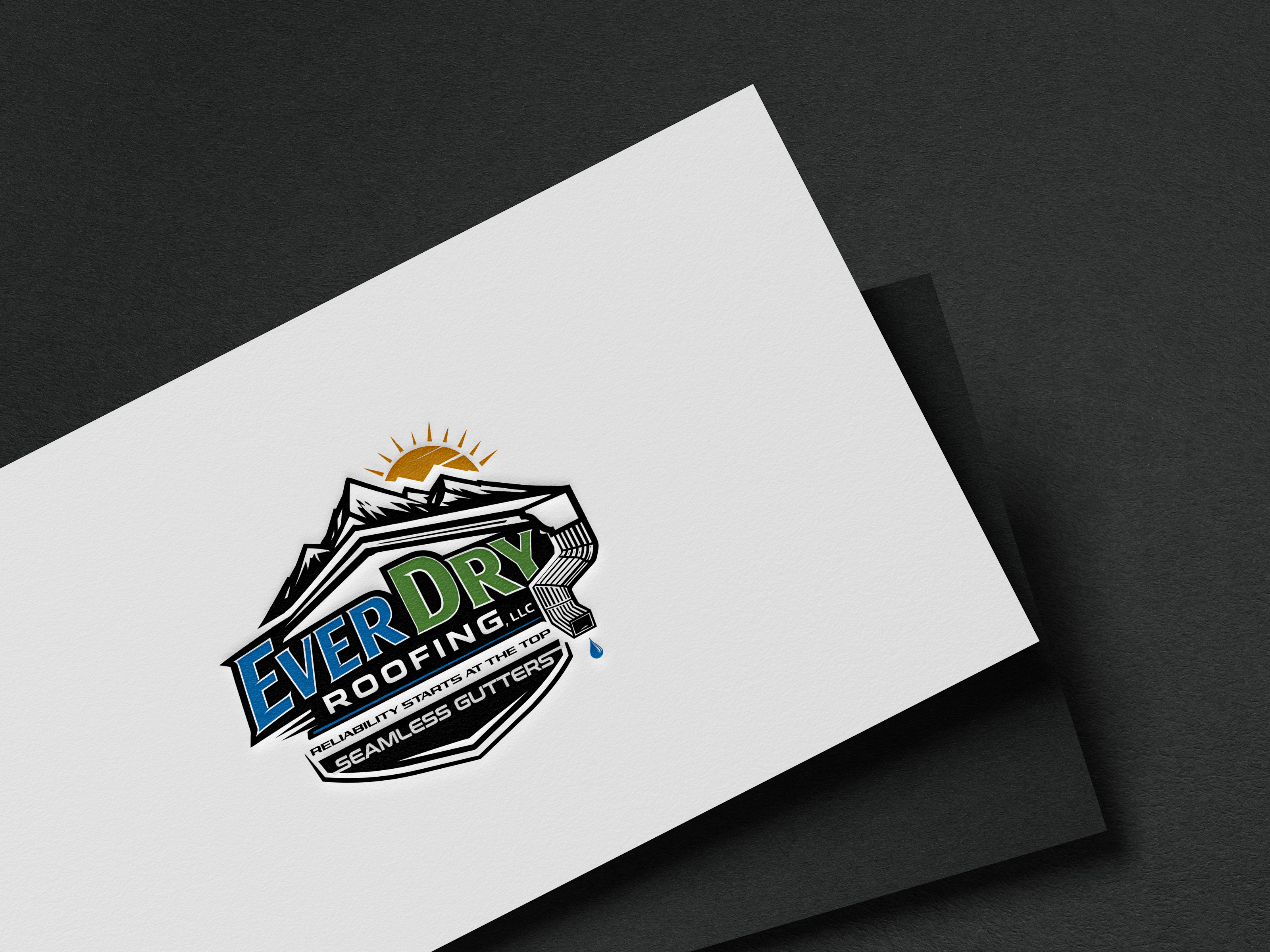 Logo Design by yoossefMaroc for Ever Dry Roofing LLC | Design #36947369