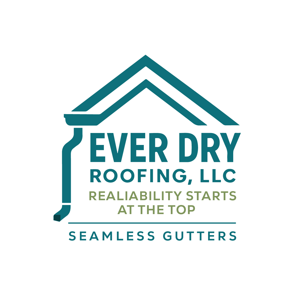 Logo Design by ahmeddesigner123 for Ever Dry Roofing LLC | Design #36839742