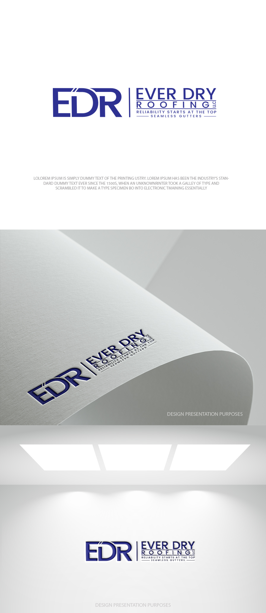 Logo Design by zebronicgraphic for Ever Dry Roofing LLC | Design #36841467