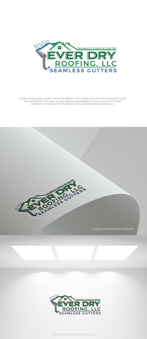 Logo Design by zebronicgraphic for Ever Dry Roofing LLC | Design: #36841468