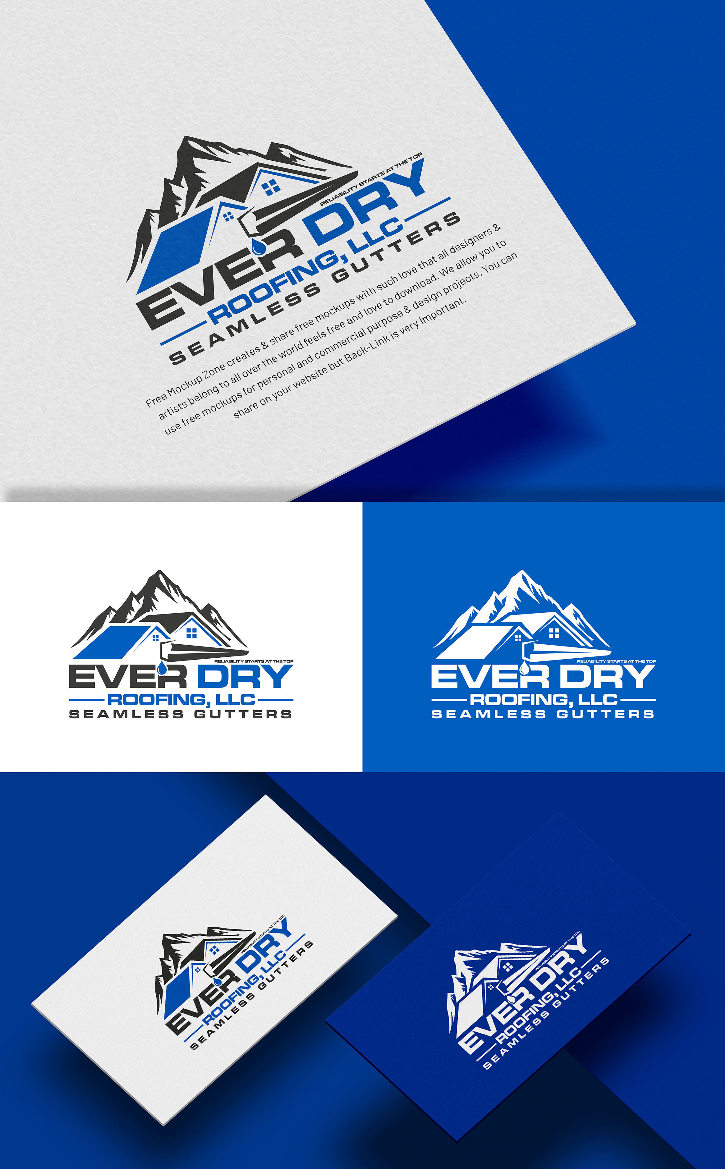 Logo Design by aexoagency for Ever Dry Roofing LLC | Design #36838613