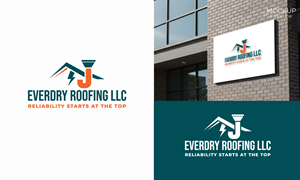 Logo Design by UAD DESIGNS for Ever Dry Roofing LLC | Design: #36850924