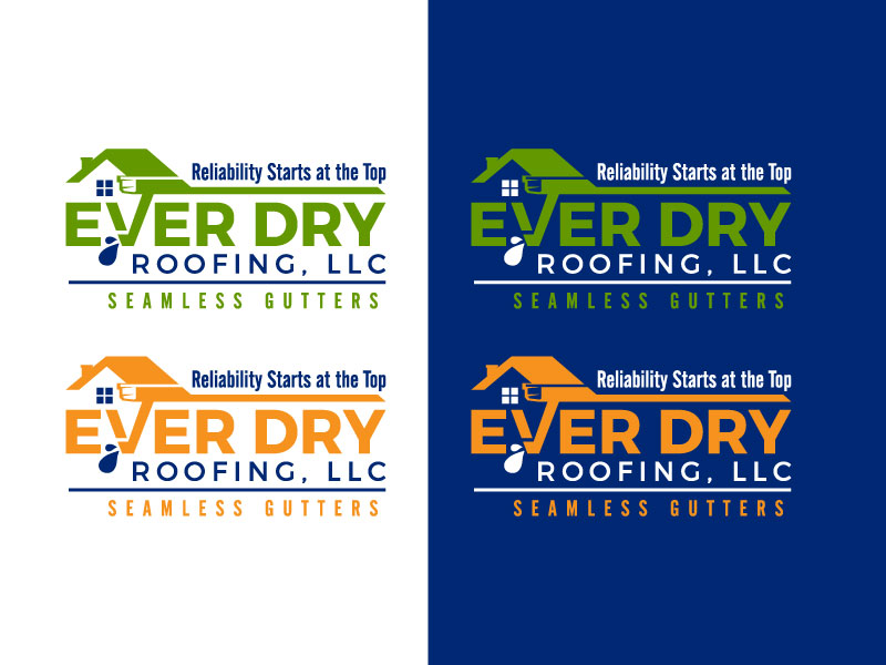 Logo Design by Pro_DesignMaster for Ever Dry Roofing LLC | Design #36841293