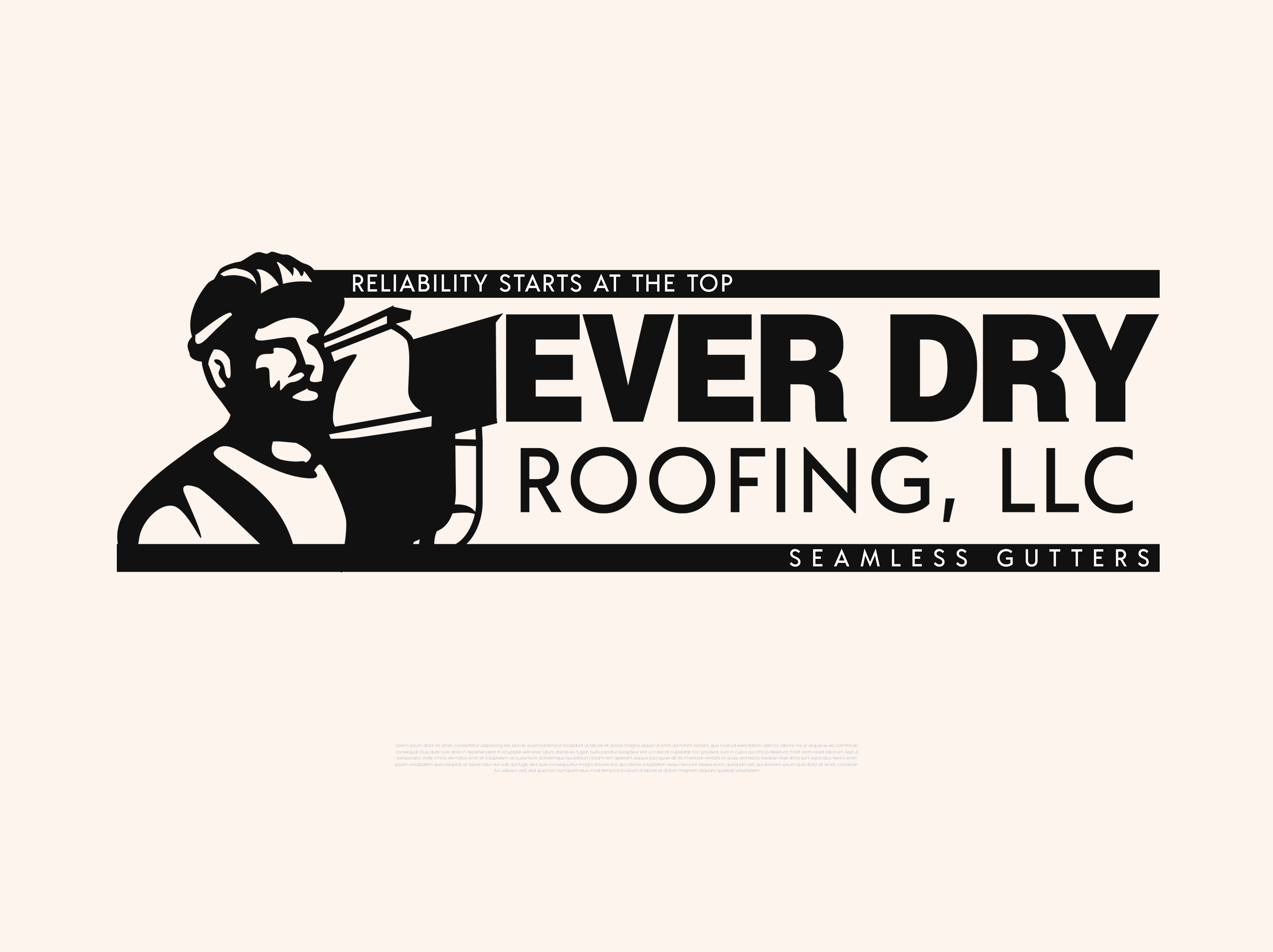 Logo Design by Happy Creatives for Ever Dry Roofing LLC | Design #36872178